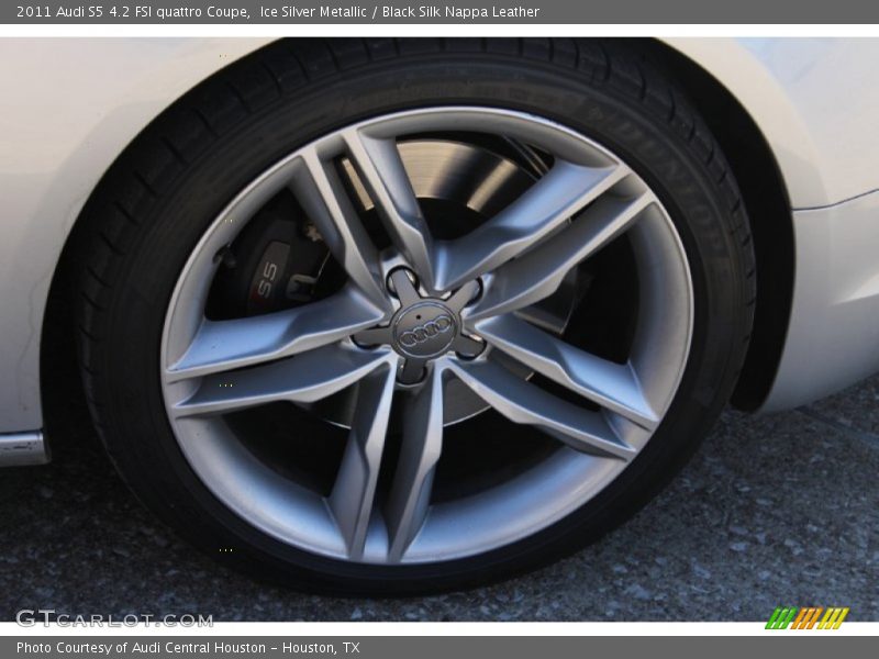 Ice Silver Metallic / Black Silk Nappa Leather 2011 Audi S5 4.2 FSI quattro Coupe
