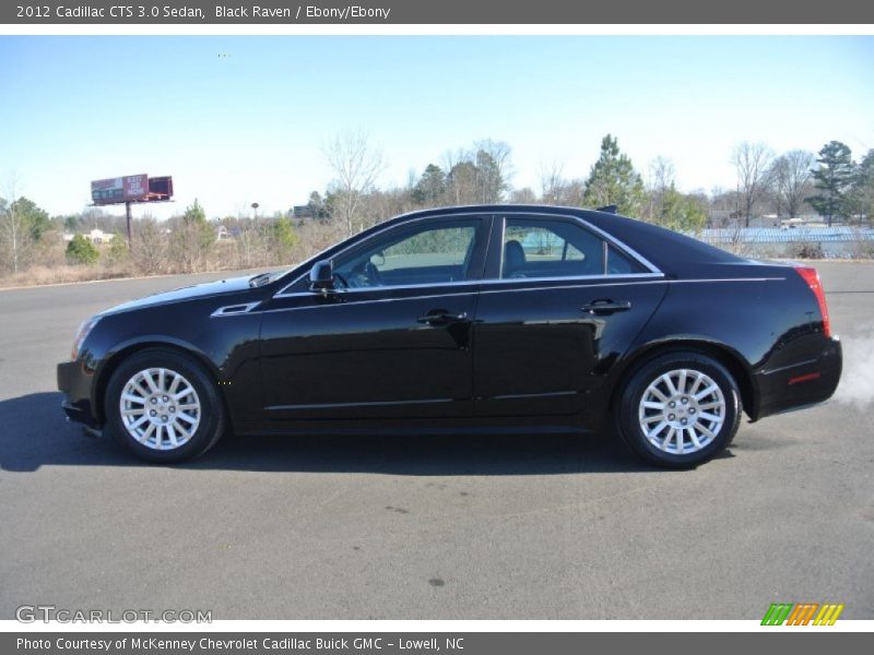 Black Raven / Ebony/Ebony 2012 Cadillac CTS 3.0 Sedan