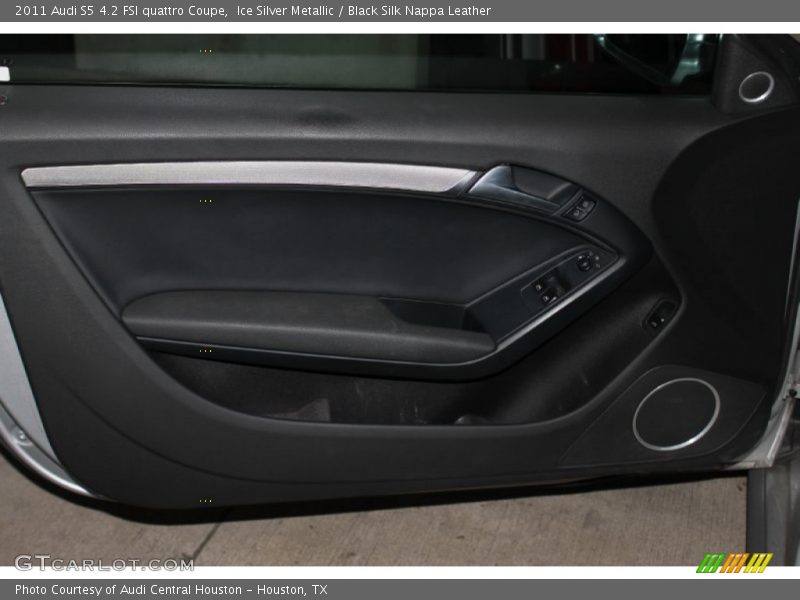 Ice Silver Metallic / Black Silk Nappa Leather 2011 Audi S5 4.2 FSI quattro Coupe