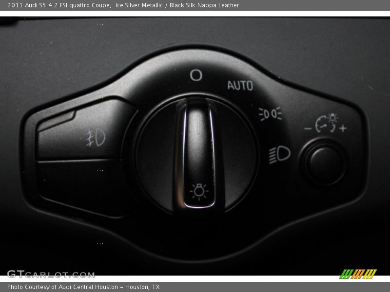 Ice Silver Metallic / Black Silk Nappa Leather 2011 Audi S5 4.2 FSI quattro Coupe
