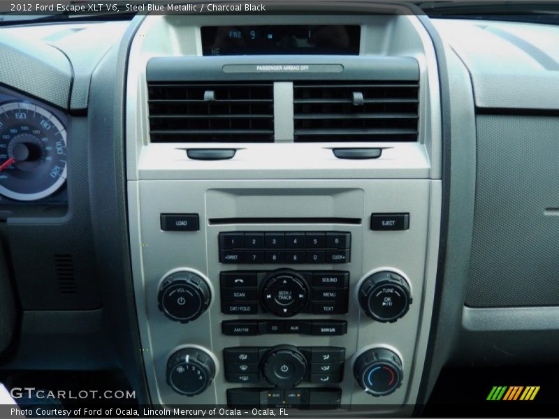 Steel Blue Metallic / Charcoal Black 2012 Ford Escape XLT V6