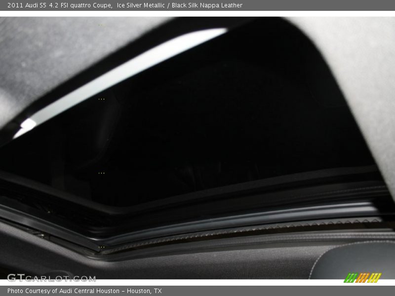 Ice Silver Metallic / Black Silk Nappa Leather 2011 Audi S5 4.2 FSI quattro Coupe