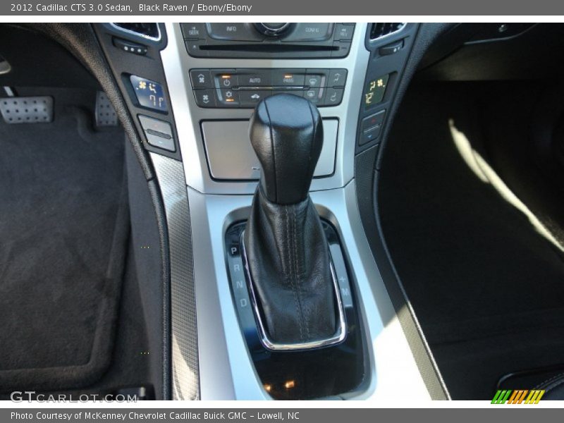 Black Raven / Ebony/Ebony 2012 Cadillac CTS 3.0 Sedan