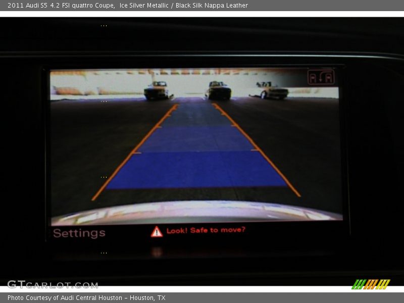 Ice Silver Metallic / Black Silk Nappa Leather 2011 Audi S5 4.2 FSI quattro Coupe