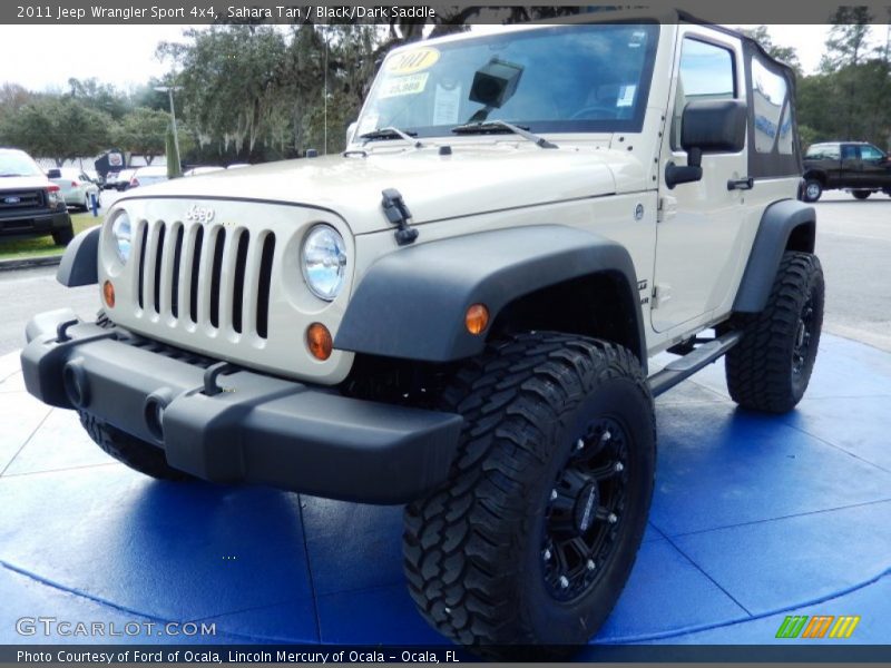 Sahara Tan / Black/Dark Saddle 2011 Jeep Wrangler Sport 4x4