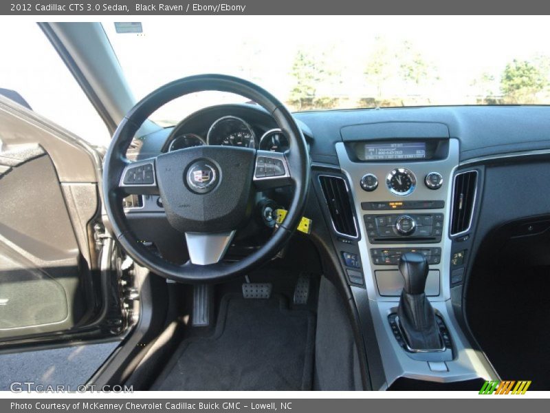 Black Raven / Ebony/Ebony 2012 Cadillac CTS 3.0 Sedan