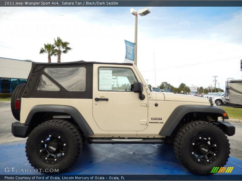 Sahara Tan / Black/Dark Saddle 2011 Jeep Wrangler Sport 4x4