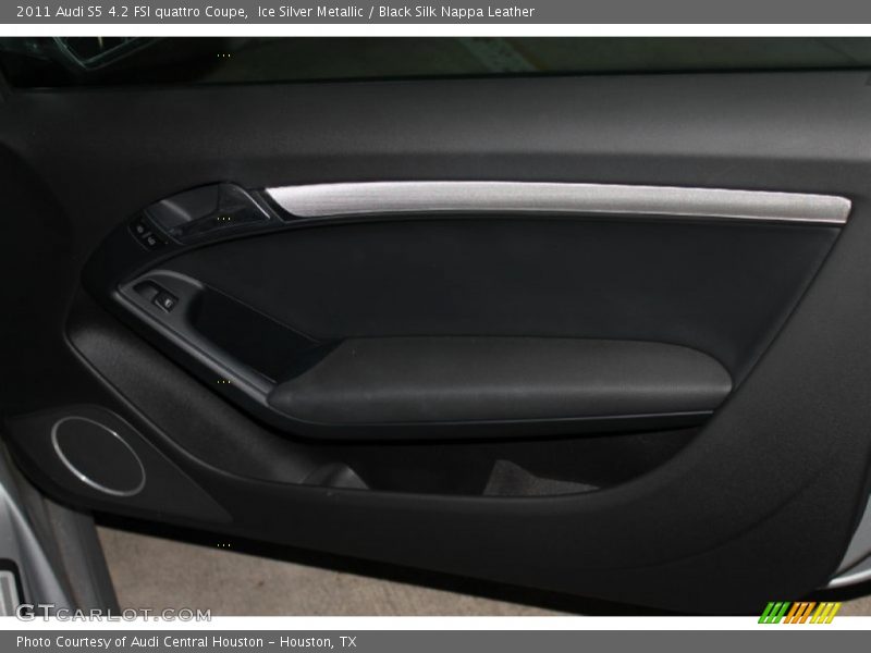 Ice Silver Metallic / Black Silk Nappa Leather 2011 Audi S5 4.2 FSI quattro Coupe
