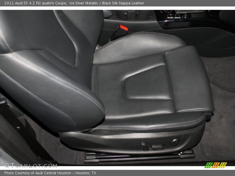 Ice Silver Metallic / Black Silk Nappa Leather 2011 Audi S5 4.2 FSI quattro Coupe