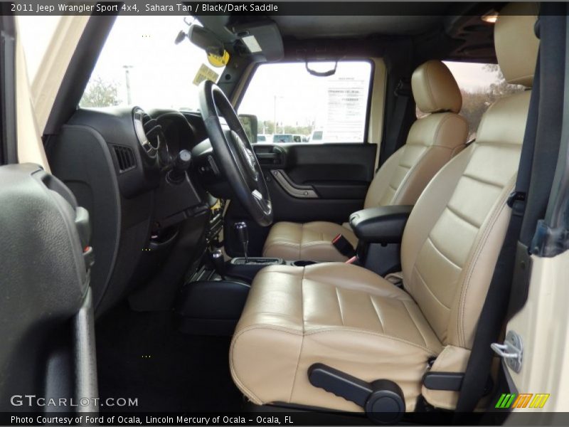 Sahara Tan / Black/Dark Saddle 2011 Jeep Wrangler Sport 4x4