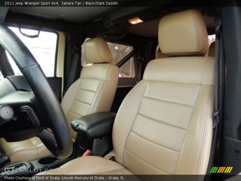 Sahara Tan / Black/Dark Saddle 2011 Jeep Wrangler Sport 4x4