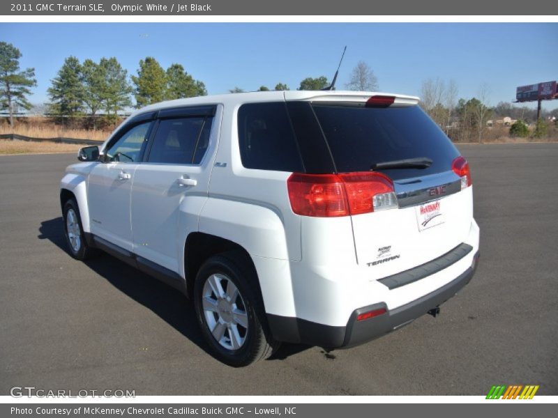 Olympic White / Jet Black 2011 GMC Terrain SLE