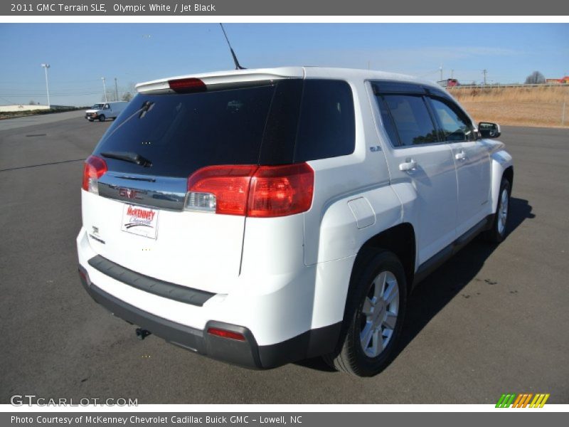 Olympic White / Jet Black 2011 GMC Terrain SLE