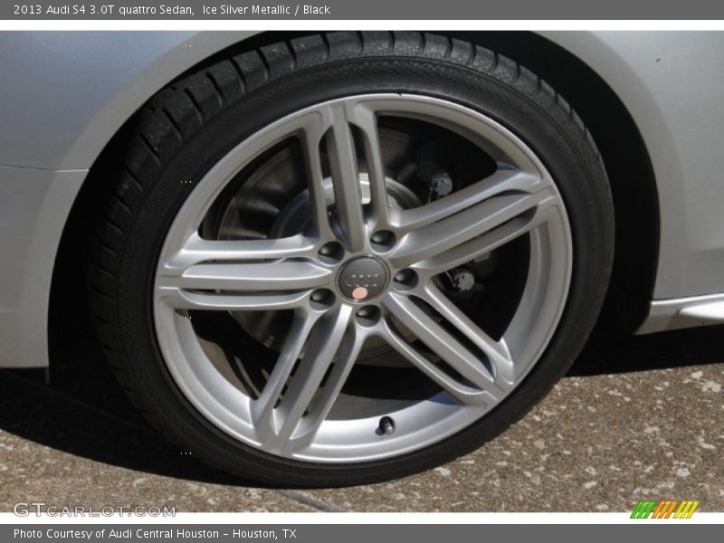 Ice Silver Metallic / Black 2013 Audi S4 3.0T quattro Sedan