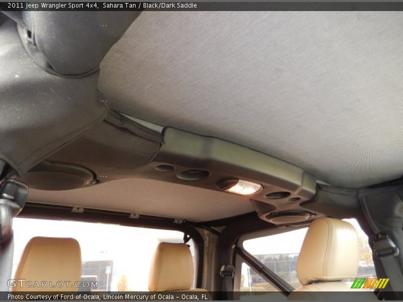 Sahara Tan / Black/Dark Saddle 2011 Jeep Wrangler Sport 4x4