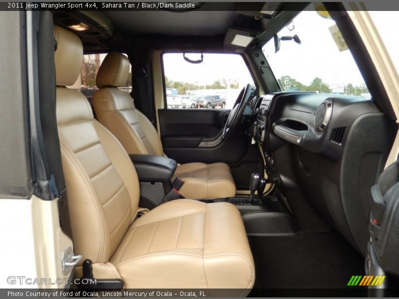 Sahara Tan / Black/Dark Saddle 2011 Jeep Wrangler Sport 4x4