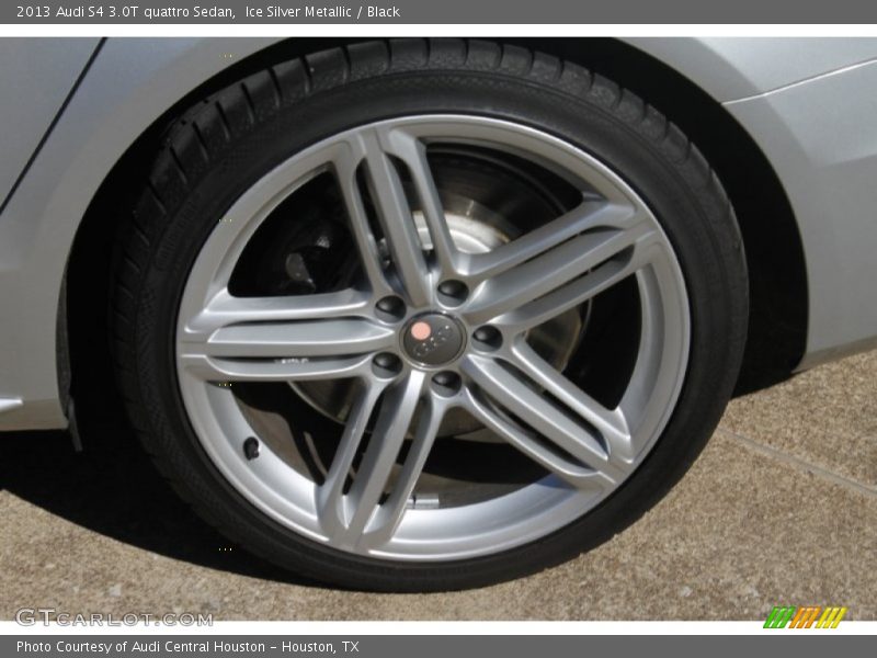 Ice Silver Metallic / Black 2013 Audi S4 3.0T quattro Sedan