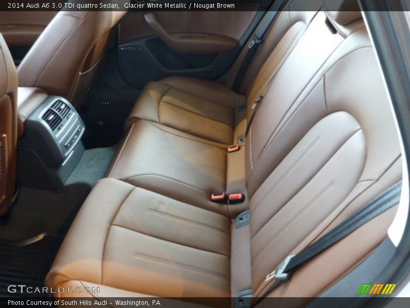 Glacier White Metallic / Nougat Brown 2014 Audi A6 3.0 TDI quattro Sedan
