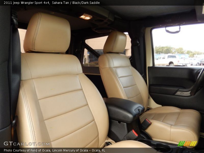 Sahara Tan / Black/Dark Saddle 2011 Jeep Wrangler Sport 4x4