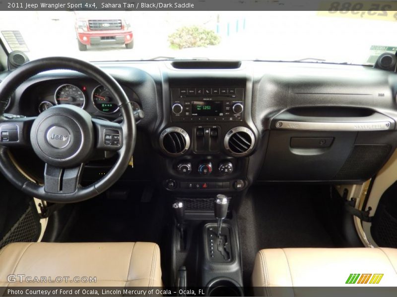 Sahara Tan / Black/Dark Saddle 2011 Jeep Wrangler Sport 4x4