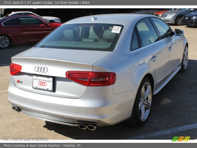 Ice Silver Metallic / Black 2013 Audi S4 3.0T quattro Sedan