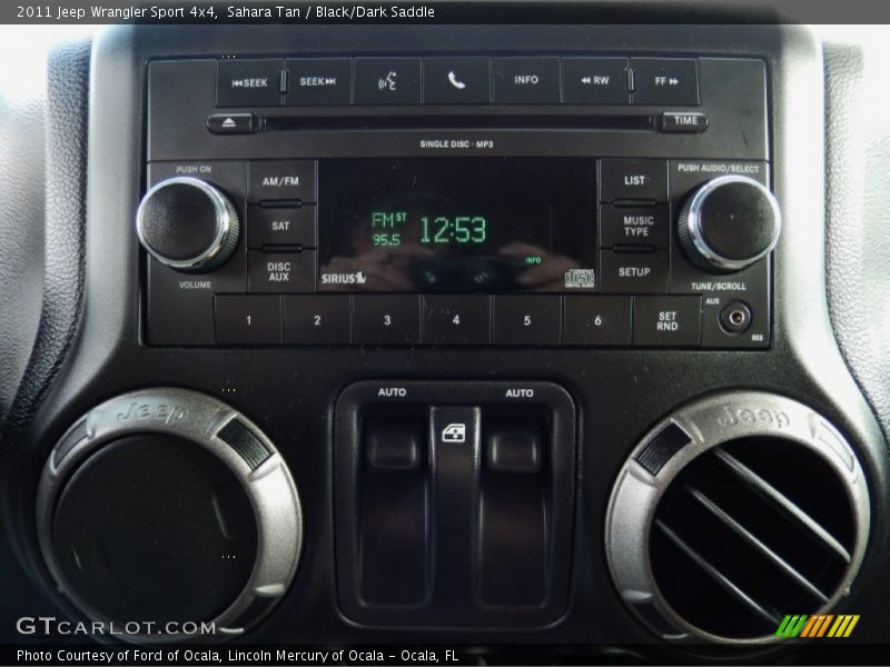 Sahara Tan / Black/Dark Saddle 2011 Jeep Wrangler Sport 4x4