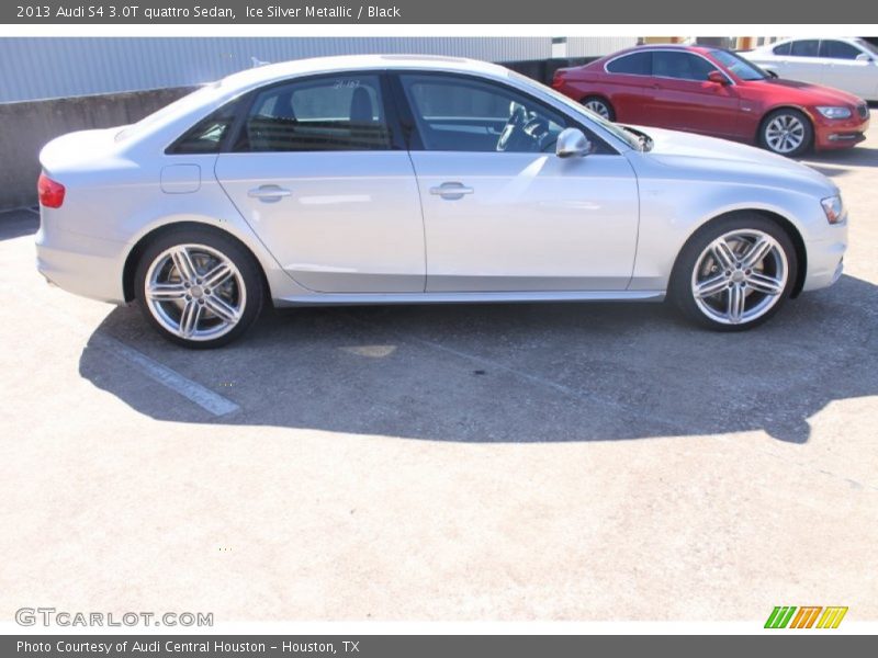 Ice Silver Metallic / Black 2013 Audi S4 3.0T quattro Sedan