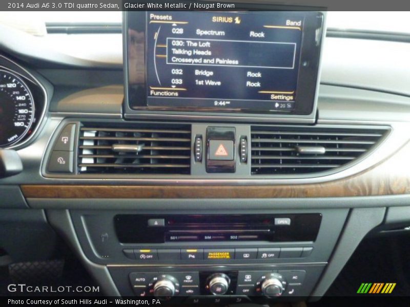 Glacier White Metallic / Nougat Brown 2014 Audi A6 3.0 TDI quattro Sedan