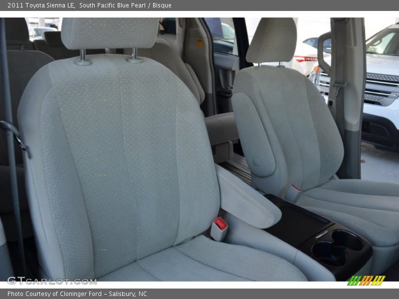 South Pacific Blue Pearl / Bisque 2011 Toyota Sienna LE