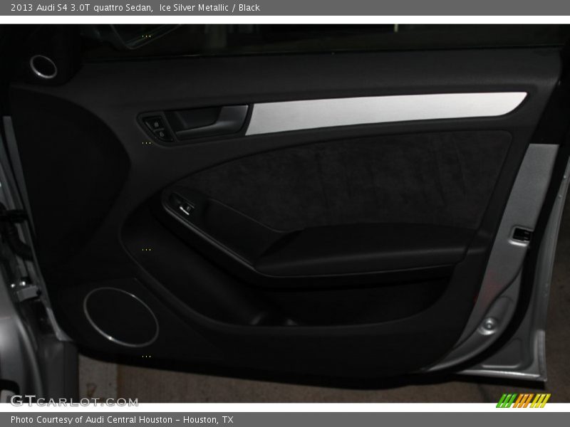Ice Silver Metallic / Black 2013 Audi S4 3.0T quattro Sedan