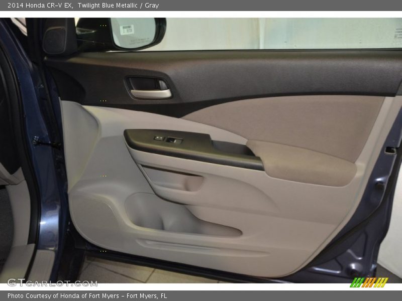 Twilight Blue Metallic / Gray 2014 Honda CR-V EX