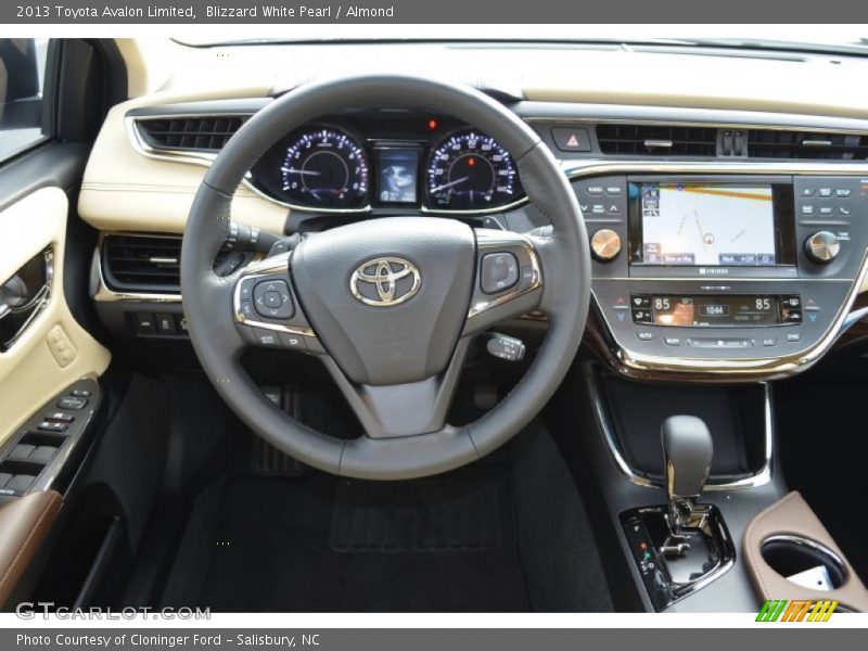 Blizzard White Pearl / Almond 2013 Toyota Avalon Limited