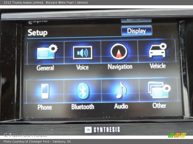Blizzard White Pearl / Almond 2013 Toyota Avalon Limited