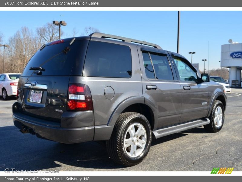 Dark Stone Metallic / Camel 2007 Ford Explorer XLT