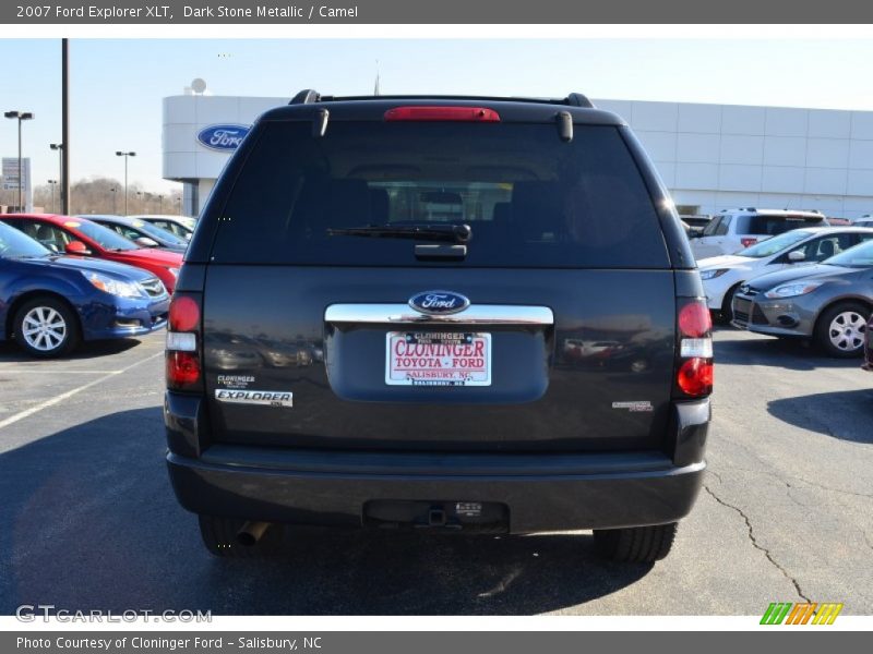 Dark Stone Metallic / Camel 2007 Ford Explorer XLT