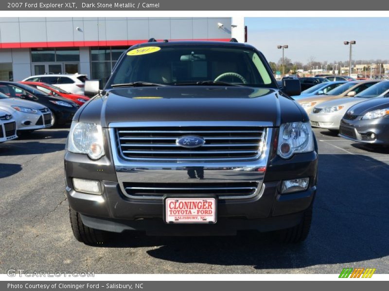 Dark Stone Metallic / Camel 2007 Ford Explorer XLT
