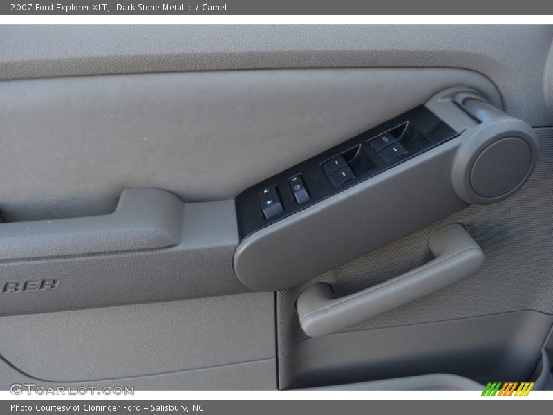 Dark Stone Metallic / Camel 2007 Ford Explorer XLT