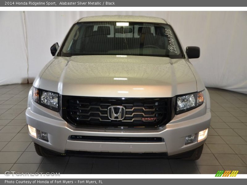 Alabaster Silver Metallic / Black 2014 Honda Ridgeline Sport