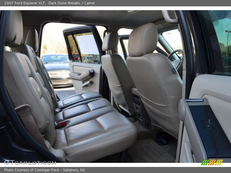 Dark Stone Metallic / Camel 2007 Ford Explorer XLT