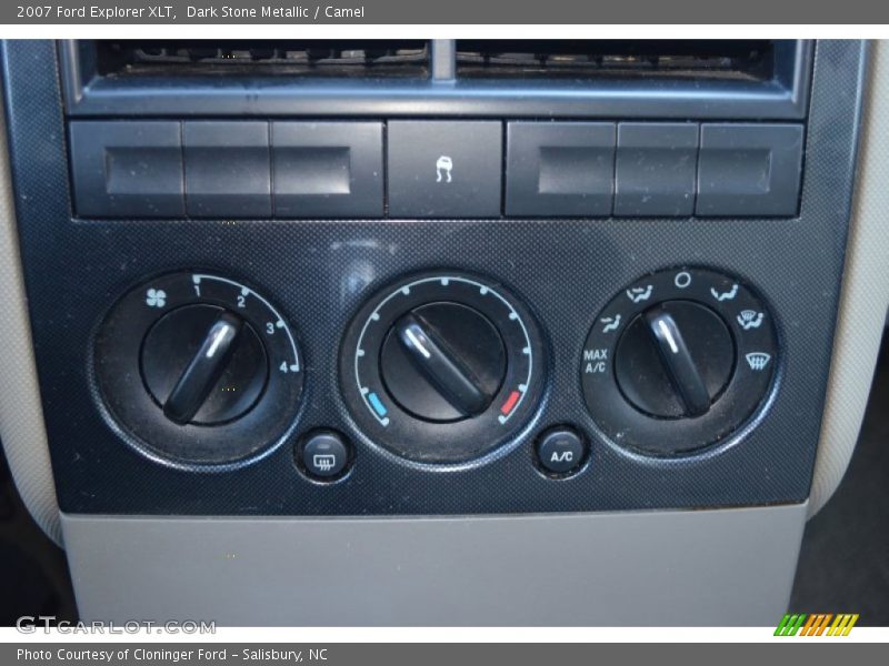 Dark Stone Metallic / Camel 2007 Ford Explorer XLT