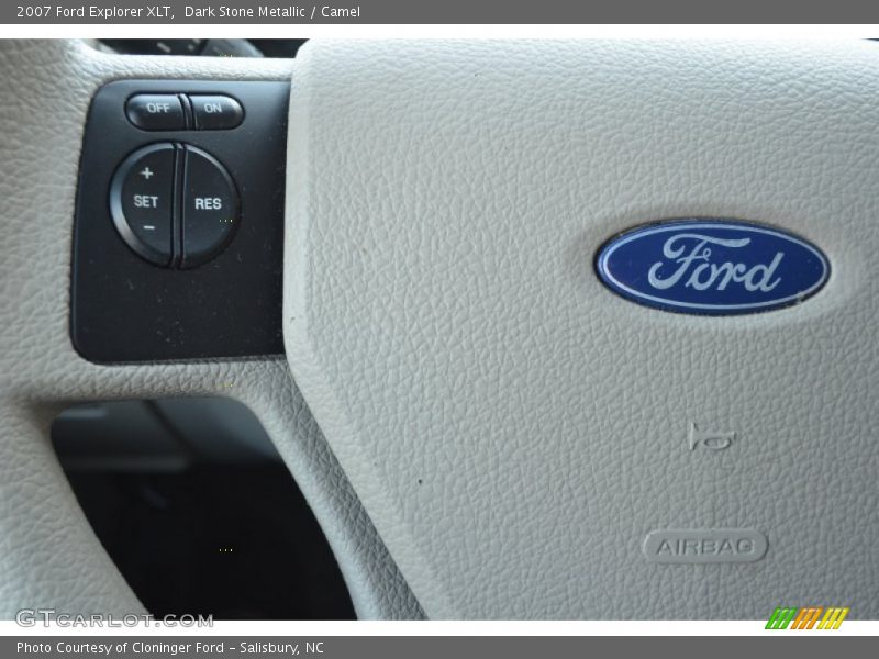 Dark Stone Metallic / Camel 2007 Ford Explorer XLT