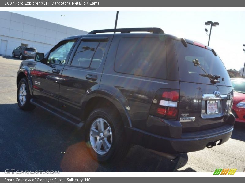 Dark Stone Metallic / Camel 2007 Ford Explorer XLT