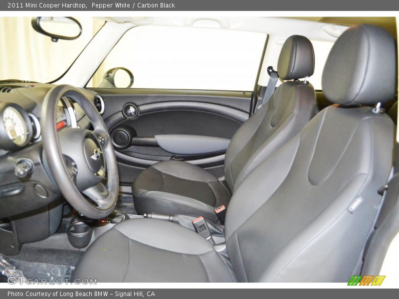 Pepper White / Carbon Black 2011 Mini Cooper Hardtop