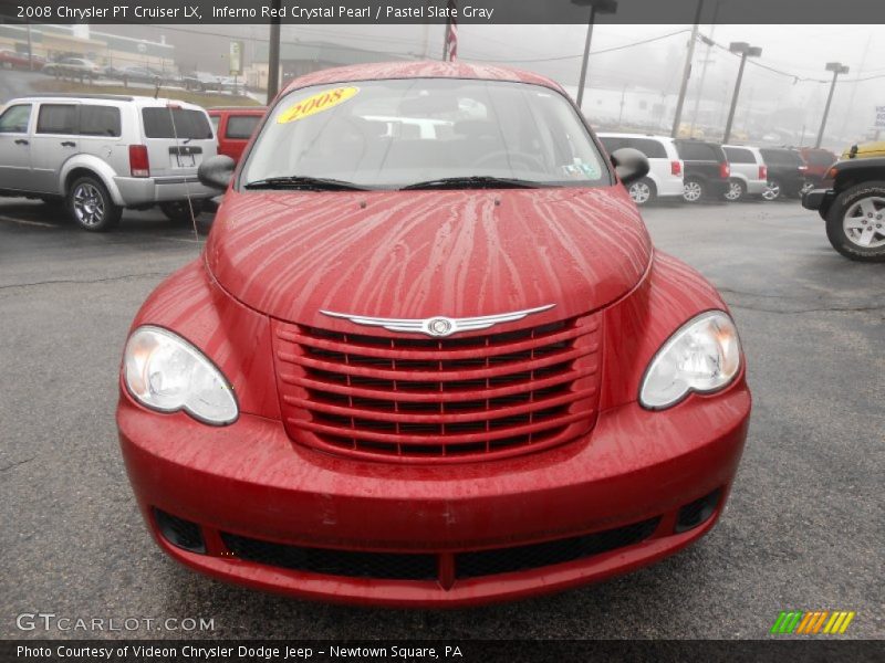 Inferno Red Crystal Pearl / Pastel Slate Gray 2008 Chrysler PT Cruiser LX