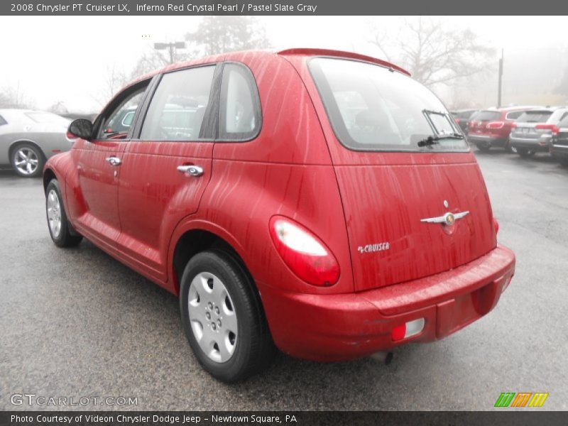 Inferno Red Crystal Pearl / Pastel Slate Gray 2008 Chrysler PT Cruiser LX