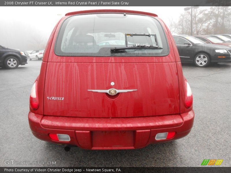 Inferno Red Crystal Pearl / Pastel Slate Gray 2008 Chrysler PT Cruiser LX