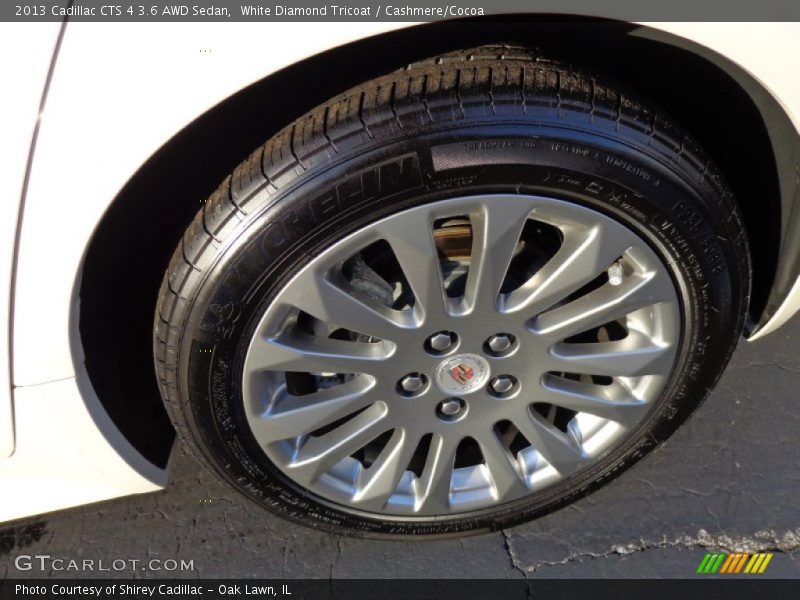 White Diamond Tricoat / Cashmere/Cocoa 2013 Cadillac CTS 4 3.6 AWD Sedan