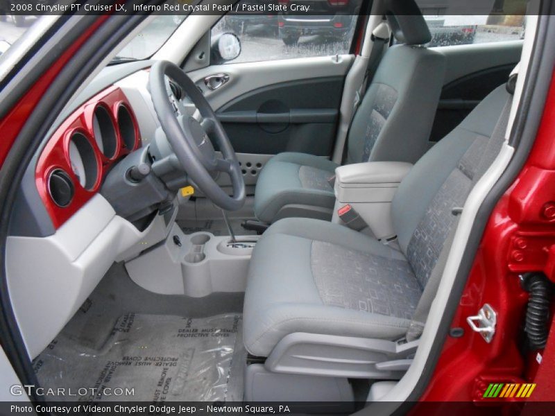 Inferno Red Crystal Pearl / Pastel Slate Gray 2008 Chrysler PT Cruiser LX