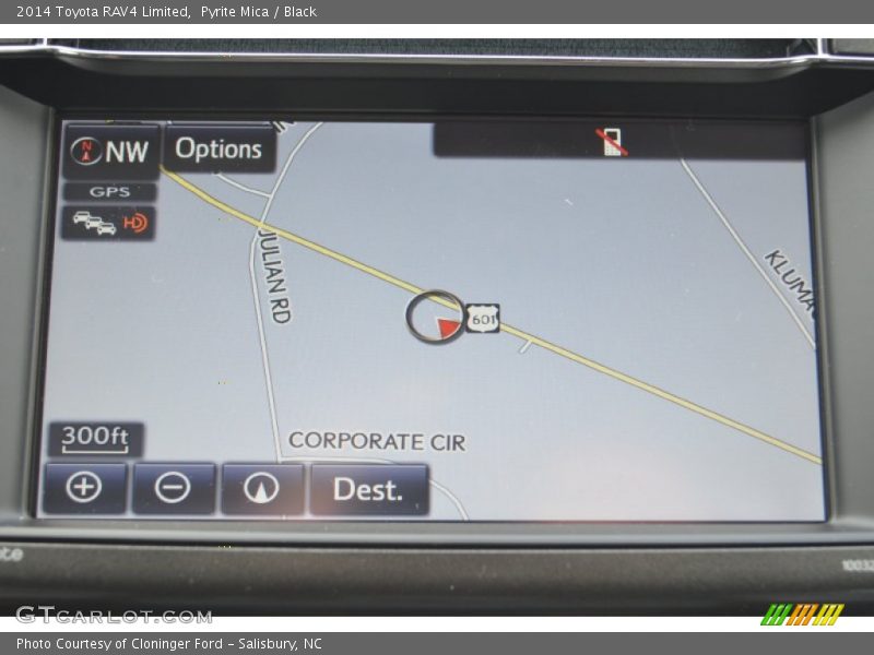Navigation of 2014 RAV4 Limited