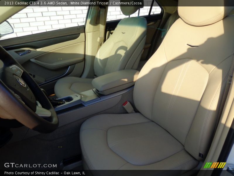 White Diamond Tricoat / Cashmere/Cocoa 2013 Cadillac CTS 4 3.6 AWD Sedan